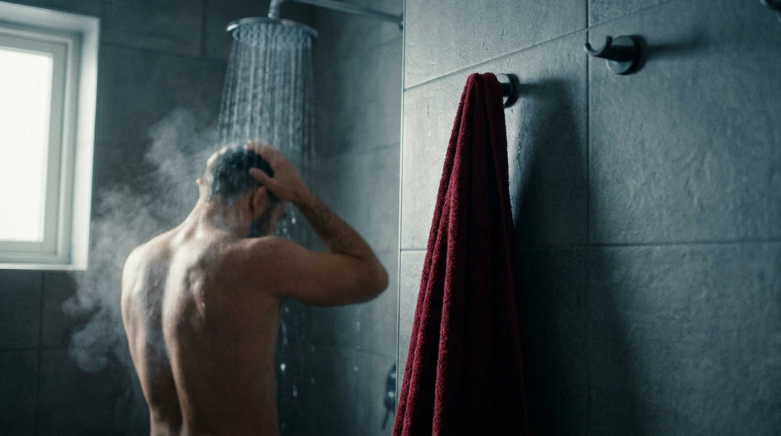 Herpes gladiatorum: a grappler showering thoroughly after a session