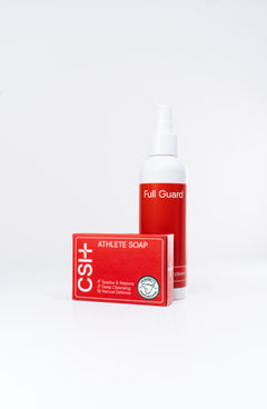 Total Skin Cleanser Bundle: Athlete Soap Bar and Full Guard spray