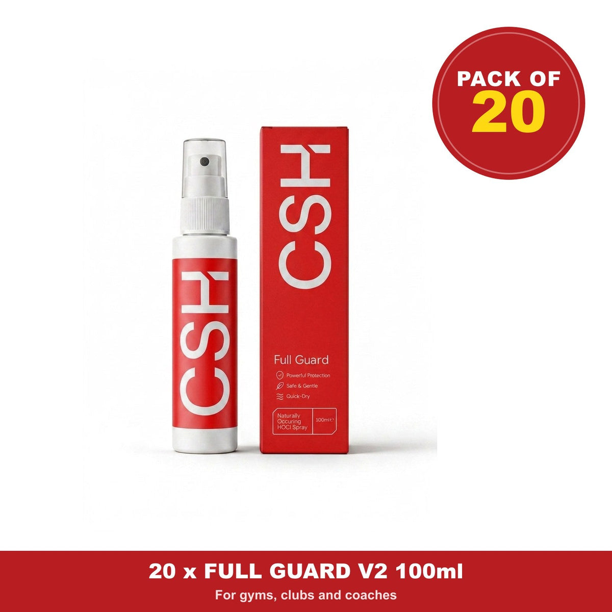 Coaches Wholesale 20 x Full Guard V2 (100ml)