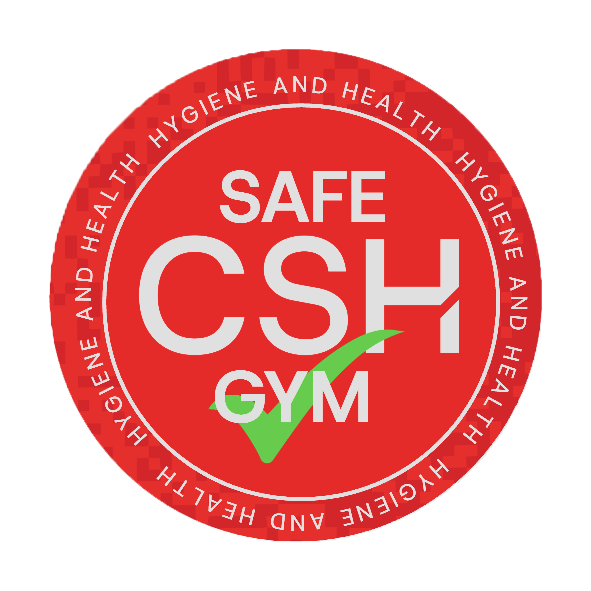 CSH Safe Gym badge: hygiene and health